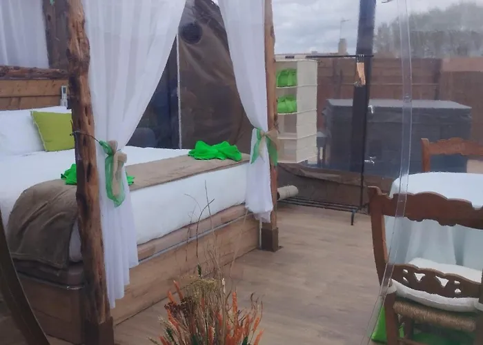 컨트리하우스 Cosmoveros - Burbuja 페드라사