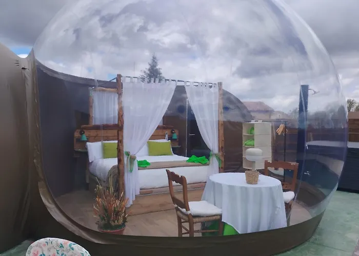 컨트리하우스 Cosmoveros - Burbuja 페드라사