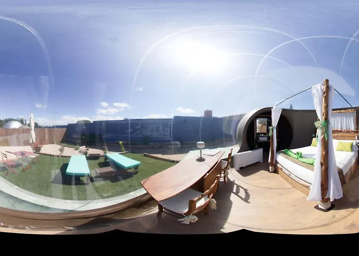 컨트리하우스 Cosmoveros - Burbuja 페드라사